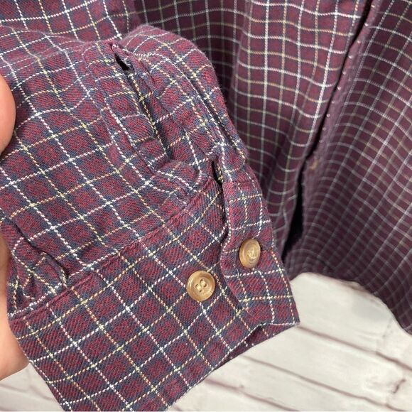 Claybrooke Outdoors Light Flannel Button Down Long Sleeve Men’s Shirt M Pocket - Picture 5 of 10